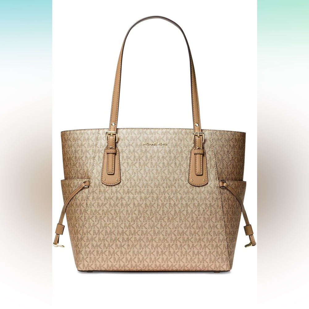 Michael Kors Voyager East/West Signature Tote | Camel